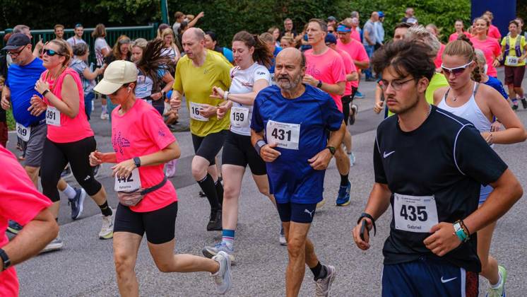 28. RWW-Ruhrauenlauf in Mülheim ** NUR FÜR REDAKTIONELLE ZWECKE ** EDITORIAL USE ONLY **<p>14:15 Uhr 5-km-Jogginglauf 28. RWW-Ruhrauenlauf in den Ruhrauen am Samstag, 29. August 2026 in Mülheim.¨ Deutschland NRW Mülheim Copyright: ChristophxWojtyczka