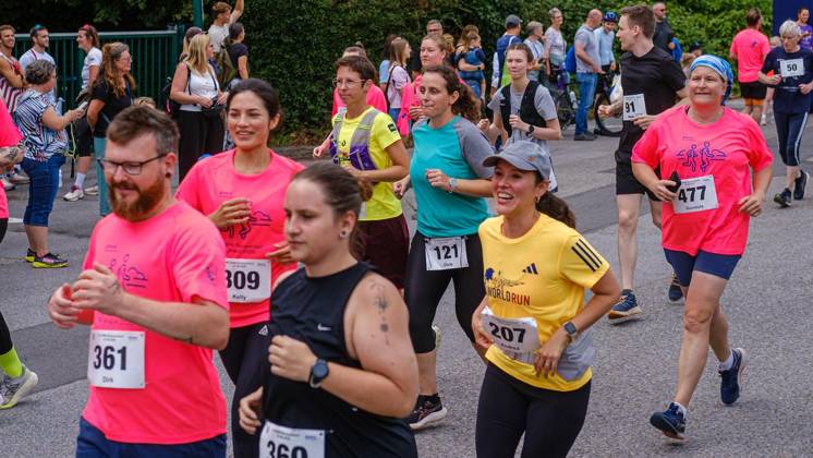 28. RWW-Ruhrauenlauf in Mülheim ** NUR FÜR REDAKTIONELLE ZWECKE ** EDITORIAL USE ONLY **<p>14:15 Uhr 5-km-Jogginglauf 28. RWW-Ruhrauenlauf in den Ruhrauen am Samstag, 29. August 2026 in Mülheim.¨ Deutschland NRW Mülheim Copyright: ChristophxWojtyczka