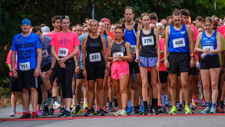 28. RWW-Ruhrauenlauf in Mülheim ** NUR FÜR REDAKTIONELLE ZWECKE ** EDITORIAL USE ONLY **<p>14:15 Uhr 5-km-Jogginglauf 28. RWW-Ruhrauenlauf in den Ruhrauen am Samstag, 29. August 2026 in Mülheim.¨ Deutschland NRW Mülheim Copyright: ChristophxWojtyczka