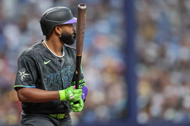 August 29, 2026, St. Petersburg, Florida, USA: Tampa Bay Rays third baseman JUNIOR CAMINERO (13) at bat against the San Diego Padres. The Tampa Bay Rays hosted the San Diego Padres at Tropicana Field in St. Petersburg, FL. MLB, Baseball Herren, USA 2026: San Diego Padres 6:7 Tampa Bay Rays  - ZUMAm299 20260829_znp_m299_043 Copyright: xTaylorxMcFeex