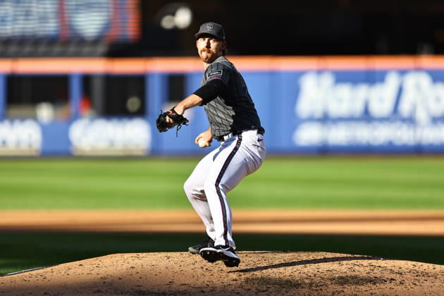 MLB, Baseball Herren, USA Houston Astros Vs. New York Mets New York Mets starting pitcher Nolan McLean 26 throws during the second inning of a baseball game against the Houston Astros at Citi Field in Flushing, New York, on August 29, 2026. Flushing New York United States  Copyright: xGordonxDonovanx originalFilename:donovan-mlbhoust260829_npE8r.jpg