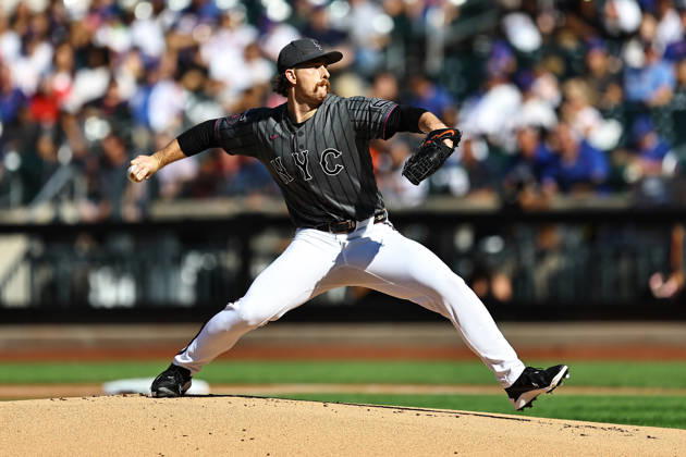 MLB, Baseball Herren, USA Houston Astros Vs. New York Mets New York Mets starting pitcher Nolan McLean 26 throws during the first inning of a baseball game against the Houston Astros at Citi Field in Flushing, New York, on August 29, 2026. Flushing New York United States  Copyright: xGordonxDonovanx originalFilename:donovan-mlbhoust260829_npy51.jpg