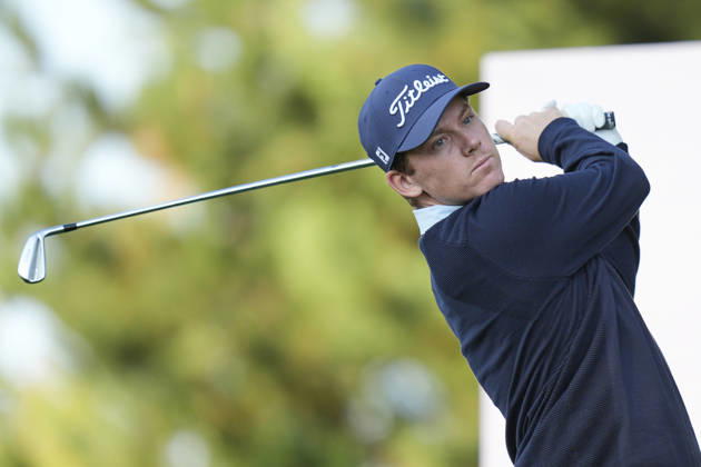 SUTTON COLDFIELD, ENGLAND - AUG 30: Daniel Hillier (NZL) plays from the twelfth tee during the delayed Round 3 at the 2026 Husqvarna British Masters at The Belfry, Sutton Coalfield on August 30, 2026 in Warwickshire, England The 2026 Husqvarna British Masters