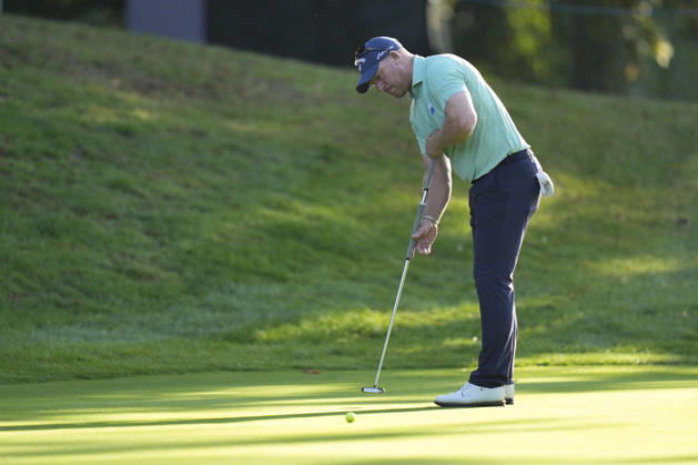SUTTON COLDFIELD, ENGLAND - AUG 30: Shaun Norris (RSA) putts on the tenth green during the delayed Round 3 at the 2026 Husqvarna British Masters at The Belfry, Sutton Coalfield on August 30, 2026 in Warwickshire, England The 2026 Husqvarna British Masters