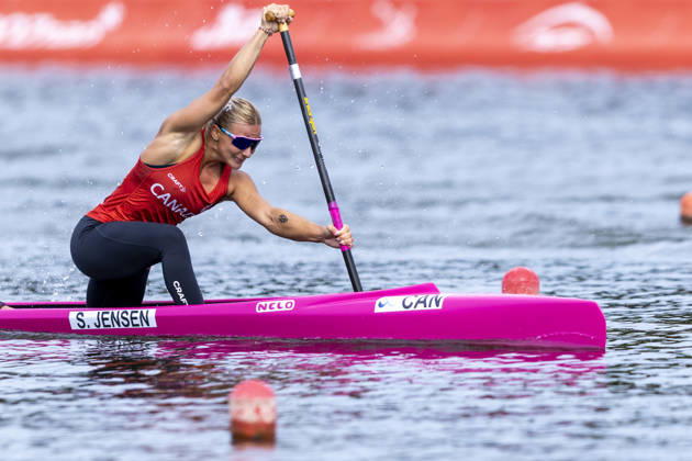 ICF Canoe Sprint and Paracanoe World Championships Sophia Jensen during C1 women 200m -Final A at the ICF Canoe Sprint and Paracanoe World Championships 2026 in Poznan,Poland on August 30, 2026 Poznan Poland  Copyright: xAndrzejxIwanczukx originalFilename:iwanczuk-icfcanoe260830_npERR.jpg