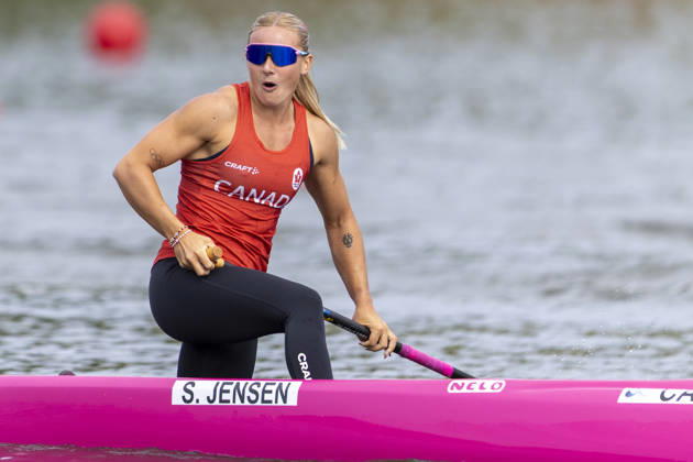 ICF Canoe Sprint and Paracanoe World Championships Sophia Jensen during C1 women 200m -Final A at the ICF Canoe Sprint and Paracanoe World Championships 2026 in Poznan,Poland on August 30, 2026 Poznan Poland  Copyright: xAndrzejxIwanczukx originalFilename:iwanczuk-icfcanoe260830_npiWl.jpg
