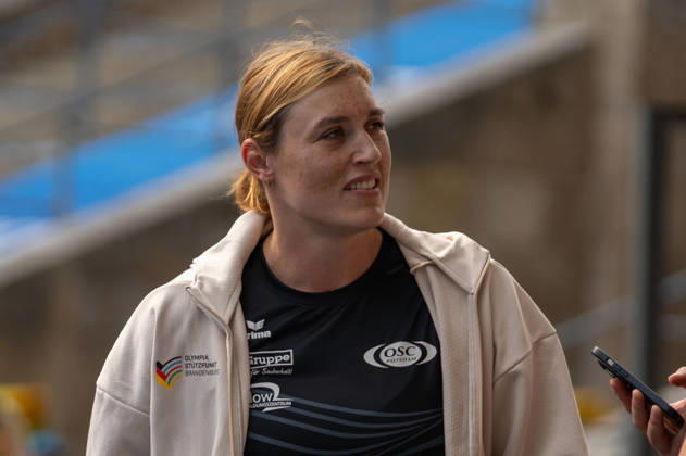 Deutschland: Leichtathletik, Leichtathletik Meeting, Sportfest ISTAF 2026 am 30.08.2026 in Berlin (Olympiastadion): Diskus der Frauen. Kristin Pudenz (Deutschland) Copyright: xSvenxHeidmannx