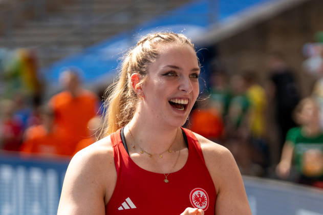 Deutschland: Leichtathletik, Leichtathletik Meeting, Sportfest ISTAF 2026 am 30.08.2026 in Berlin (Olympiastadion): Diskus der Frauen. Leia Braunagel (Deutschland) Copyright: xSvenxHeidmannx