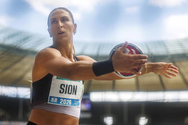 BERLIN, GERMANY - AUGUST 30, 2026: Valarie SION (USA United States) competing in the women’s discus throw during the ISTAF at Olympic Stadium on August 30, 2026 in Berlin, Germany. Germany Copyright: xAxelxKohringx