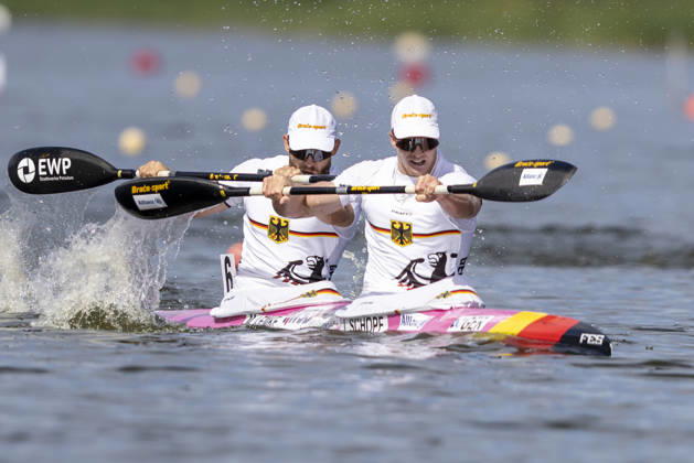 ICF Canoe Sprint and Paracanoe World Championships Jacob Schopf ,Max Lemke during K2 Men 500m - Final A at the ICF Canoe Sprint and Paracanoe World Championships 2026 in Poznan,Poland on August 30, 2026 Poznan Poland  Copyright: xAndrzejxIwanczukx originalFilename:iwanczuk-icfcanoe260830_npUqq.jpg