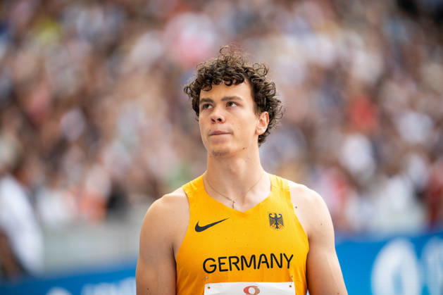 BERLIN, GERMANY - AUGUST 30, 2026: Lennox SCHMIDT (GER Germany) competing in the 4x100M Mixed Relay, during the ISTAF at Olympic Stadium on August 30, 2026 in Berlin, Germany. Copyright: xBEAUTIFULxSPORTS Kuehnx
