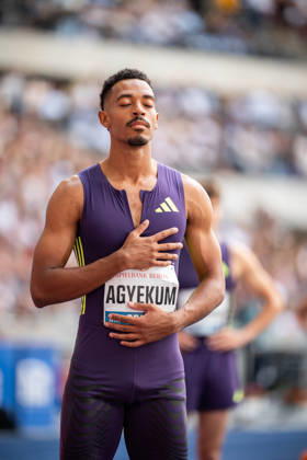 BERLIN, GERMANY - AUGUST 30, 2026: Emil AGYEKUM (GER Germany) competing in the Men 400M hurdles, during the ISTAF at Olympic Stadium on August 30, 2026 in Berlin, Germany. Copyright: xBEAUTIFULxSPORTS Kuehnx