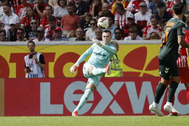 Karl Hein (SV Werder Bremen, 01) , Deutschland, Fussball, 1. Bundesliga, 1.Spieltag, 2026 2027, SC Freiburg vs. SV Werder Bremen, 30.08.2026, Freiburg im Breisgau Europa-Park Stadion Deutschland Copyright: xGrantxHubbsx