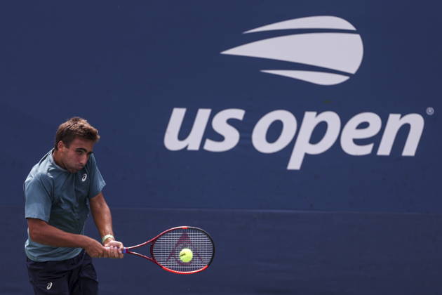 US Open tennis tournament - Day 1 Daniel Merida of Spain in action against Marton Fucsovics of Hungary during the Men™s Singles round one of the US Open Tennis Championships at the USTA Billie Jean King National Tennis Center in Flushing Meadows, New York, USA, 30 August 2026. The 2026 US Open tournament runs from 23 August through 13 September. FLUSHING MEADOWS NEW YORK United States Copyright: xSARAHxYENESELx