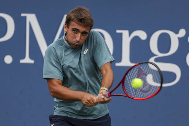 US Open tennis tournament - Day 1 Daniel Merida of Spain in action against Marton Fucsovics of Hungary during the Men™s Singles round one of the US Open Tennis Championships at the USTA Billie Jean King National Tennis Center in Flushing Meadows, New York, USA, 30 August 2026. The 2026 US Open tournament runs from 23 August through 13 September. FLUSHING MEADOWS NEW YORK United States Copyright: xSARAHxYENESELx