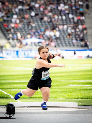 ISTAF 2026; Berlin, 30.08.2026 Amy THOMPSON (GBR Great Britain) im Para Kugelstoßen; ISTAF Berlin am 30.08.2026 im Olympiastadion in Berlin (Deutschland). Copyright: xBEAUTIFULxSPORTS R.xSchmittx