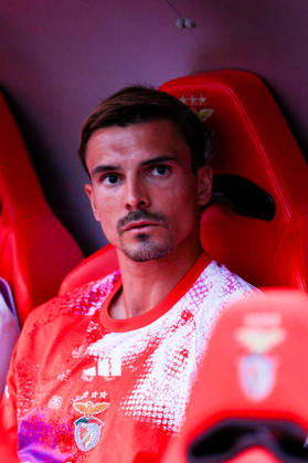 SL Benfica v Estoril Praia SAD - Liga Portugal BetClic 2026 2027 Joao Palhinha, medio do SL Benfica durante a partida entre SL Benfica v Estoril Praia SAD, para a Liga Portugal BetClic 2026 2027 no Estadio da Luz, Portugal (Foto de Diogo Faria Reis Avant Sports) Lisboa Estadio Jose Alvalde Lisboa Portugal Copyright: xDiogoxFariaxReis AvantxSportsx