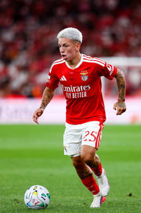 SL Benfica v Estoril Praia SAD - Liga Portugal BetClic 2026 2027 Gianluca Prestianni 25, extremo do SL Benfica durante a partida entre SL Benfica v Estoril Praia SAD, para a Liga Portugal BetClic 2026 2027 no Estadio da Luz, Portugal (Foto de Diogo Faria Reis Avant Sports) Lisboa Estadio Jose Alvalde Lisboa Portugal Copyright: xDiogoxFariaxReis AvantxSportsx
