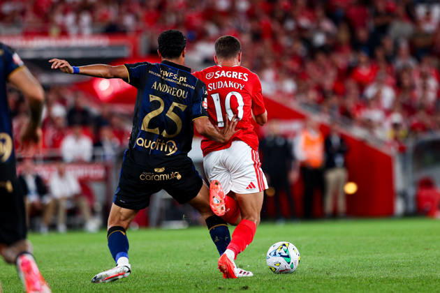 SL Benfica v Estoril Praia SAD - Liga Portugal BetClic 2026 2027 Georgiy Sudakov 10, medio do SL Benfica durante a partida entre SL Benfica v Estoril Praia SAD, para a Liga Portugal BetClic 2026 2027 no Estadio da Luz, Portugal (Foto de Diogo Faria Reis Avant Sports) Lisboa Estadio Jose Alvalde Lisboa Portugal Copyright: xDiogoxFariaxReis AvantxSportsx