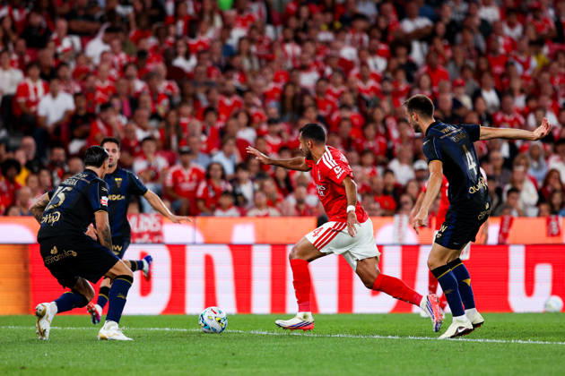 SL Benfica v Estoril Praia SAD - Liga Portugal BetClic 2026 2027 Vangelis Pavlidis 14, ponta de lanca do SL Benfica durante a partida entre SL Benfica v Estoril Praia SAD, para a Liga Portugal BetClic 2026 2027 no Estadio da Luz, Portugal (Foto de Diogo Faria Reis Avant Sports) Lisboa Estadio Jose Alvalde Lisboa Portugal Copyright: xDiogoxFariaxReis AvantxSportsx