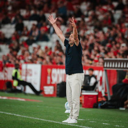Vasco Matos head coach of Estoril Praia during the Liga Portugal match between SL Benfica and Estoril Praia at Estadio da Luz, in Lisbon, Portugal. (Diogo Sautchuk) Copyright: xDiogoxSautchukx