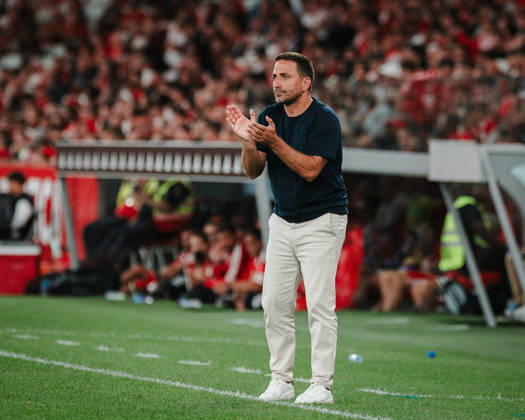 Vasco Matos head coach of Estoril Praia during the Liga Portugal match between SL Benfica and Estoril Praia at Estadio da Luz, in Lisbon, Portugal. (Diogo Sautchuk) Copyright: xDiogoxSautchukx