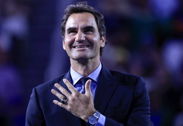 US Open tennis tournament - Day 2 Roger Federer receives his International Tennis Hall of Fame ring during a ceremony at Arthur Ashe Stadium during the US Open Tennis Championships at the USTA Billie Jean King National Tennis Center in Flushing Meadows, New York, USA, 31 August 2026. FLUSHING MEADOWS NEW YORK United States  Copyright: xCRISTOBALxHERRERA-ULASHKEVICHx