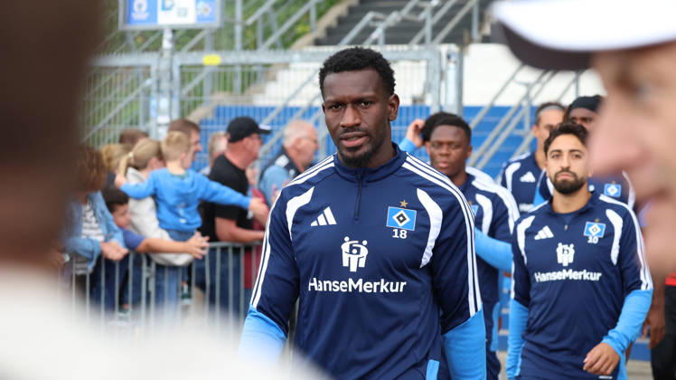01.09.2026, xrekx, Fussball 1.Bundesliga, Hamburger SV - Training v.l. Bakery Jatta (Hamburger SV) Hamburg