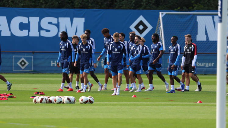 02.09.2026, xrekx, Fussball 1.Bundesliga, Hamburger SV - Training v.l. David Moller Wolfe (Hamburger SV) David Moller Wolfe (Hamburger SV) Hamburg