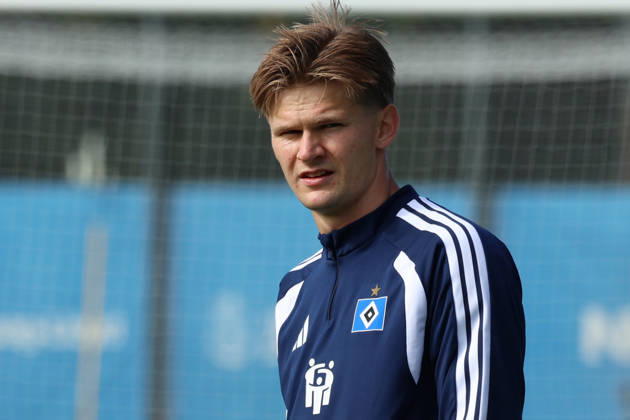 02.09.2026, xrekx, Fussball 1.Bundesliga, Hamburger SV - Training v.l. David Moller Wolfe (Hamburger SV) Hamburg