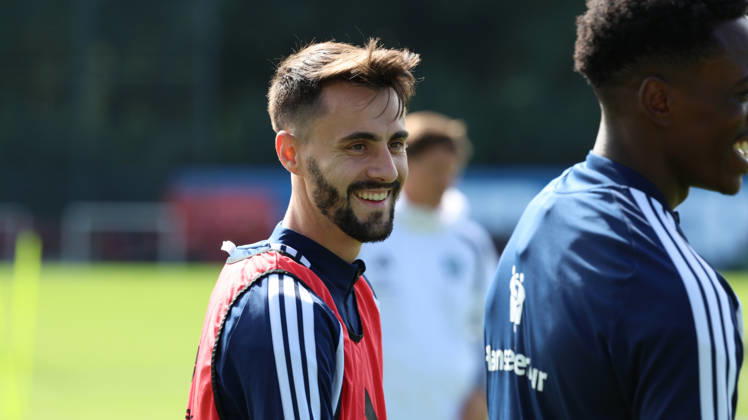 02.09.2026, xrekx, Fussball 1.Bundesliga, Hamburger SV - Training v.l. Fabio Vieira (Hamburger SV) Hamburg