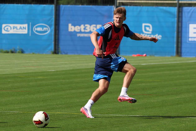 02.09.2026, xrekx, Fussball 1.Bundesliga, Hamburger SV - Training v.l. David Moller Wolfe (Hamburger SV) Hamburg