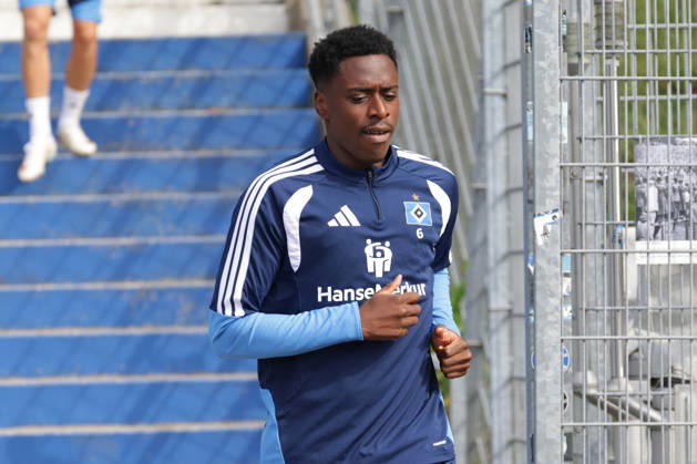2026.09.02 xfsx Fussball 1. Bundesliga Hamburger Sportverein - Training am Volksparkstadion v.l. Albert Sambi Lokonga (Hamburger SV, 6) (DFL DFB regulations prohibit any use of photographs as image sequences and or quasi-video. Copyright: HMBxMedia FernandoxSoares