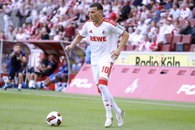 EL MALA Said Team 1.FC Koeln DFL Fussball Bundesliga Saison 2026 - 2027 Spiel 1.FC Koeln - TSG Hoffenheim 3 : 2 am 29.08.2026 in Koeln DFL REGULATIONS PROHIBIT ANY USE OF PHOTOGRAPHS as IMAGE SEQUENCES and or QUASI-VIDEO Copyright: xLacixPerenyix