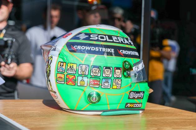 Helm von Kimi Antonelli (Mercedes-AMG Petronas 12), 1 Freies Training, Grosser Preis von Italien, Motorsport, Herren, Formel 1, 04.09.2026 Monza Lombardei Italien