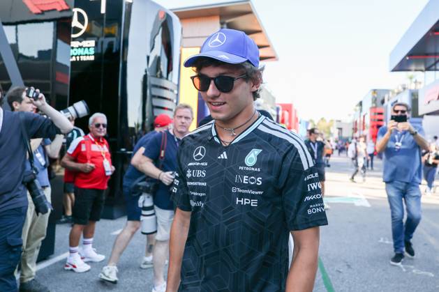 Kimi Antonelli (Mercedes-AMG Petronas 12), 1 Freies Training, Grosser Preis von Italien, Motorsport, Herren, Formel 1, 04.09.2026 Monza Lombardei Italien