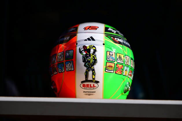 F1 Grand Prix of Italy - Practice Andrea Kimi Antonelli s special helmet during the free practice session of the Formula 1 Italian Grand Prix at the Autodromo Nazionale di Monza in Monza, Italy, on September 4, 2026. Monza Lombardy Italy  Copyright: xAndreaxDiodatox originalFilename:diodato-mediaday260904_npSqC.jpg