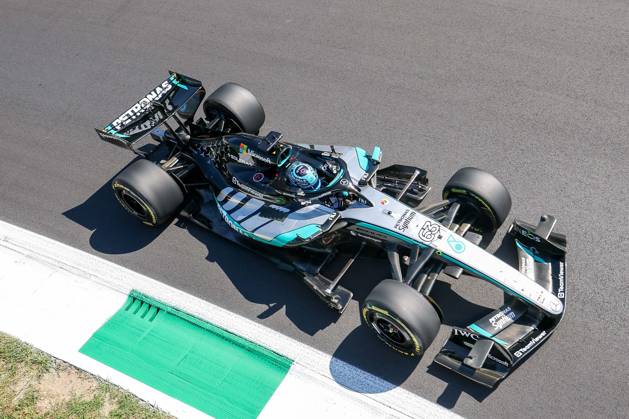 George Russell (Mercedes-AMG Petronas 63), 1 Freies Training, Grosser Preis von Italien, Motorsport, Herren, Formel 1, 04.09.2026 Monza Lombardei Italien