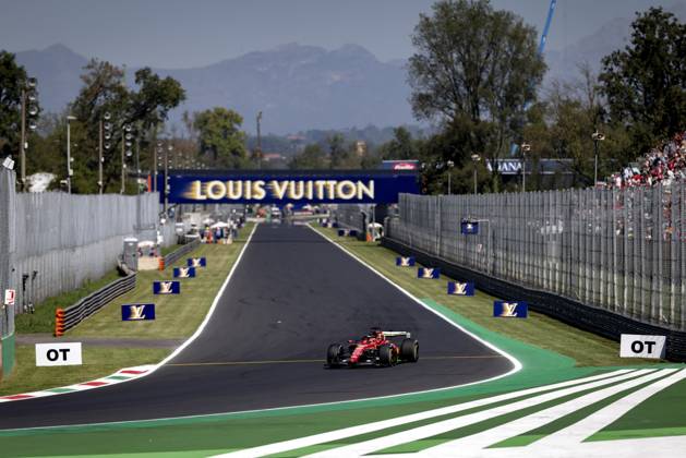 MONZA - Charles Leclerc (Ferrari) during the first free practice session at the Autodromo di Monza ahead of the Italian Grand Prix. SANDER KONING ANP xVIxANPxSportx xxANPxIVx 567035612 originalFilename: 567035612.jpg