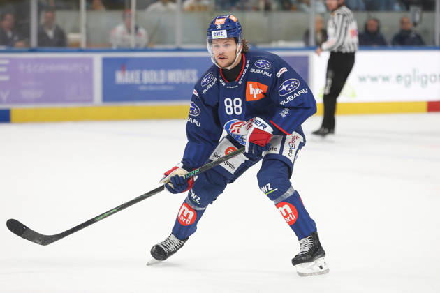 03.09.2026 Zuerich, SCHWEIZ, Swiss Life Arena Eishockey Saison 2026 2027 Freundschaftsspiel ZSC Lions - Schwenninger Wild Wings Malte Stroemwall (ZSC Lions)