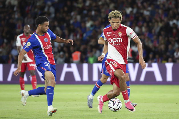 FOOTBALL : Paris Saint Germain Vs AS Monaco - Ligue 1 - 04 09 2026 Paris Brunner (AS Monaco) Vs Warren Zaire-Emery (Paris Saint Germain) ParisFrance  Copyright: xMichaelxBaucherx