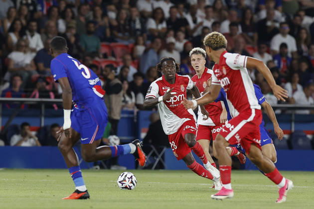 September 4, 2026, Paris, Paris, France: Mamadou COULIBALY of AS MONACO in action during League 1 McDonald s, Day 03 match between PSG and AS MONACO at Parc Des Princes stadium - on September 04 2026. Paris - France Paris France - ZUMAb253 20260904_zsp_b253_010 Copyright: xLoicxBaratouxx