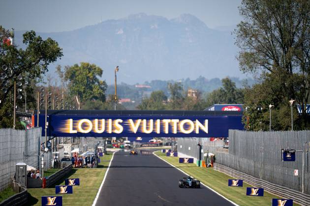 F1 2026: (free practice 2) Italian Grand Prix in Monza, Italy - 04 Sep 2026 George Russell (GBR) (Mercedes-AMG Petronas F1 Team) during free practice 2 of the Formula 1 Pirelli Italian Grand Prix 2026 at the Autodromo Nazionale Monza. Monza Italy Copyright: xLucaxMartinix xSOPAxImagesx Luca-Martini-1446639
