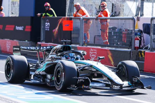 F1 Grand Prix of Italy 2026 (Box Pit Lane) in Monza, Italy - 04 Sep 2026 George Russel of United Kingdom and Mercedes-AMG Petronas Formula One Team W17 (63) seen during F1 Grand Prix of Italy 2026 Monza Italy Copyright: xFabrizioxCarabellix xSOPAxImagesx Fabrizio-Carabelli-1446615