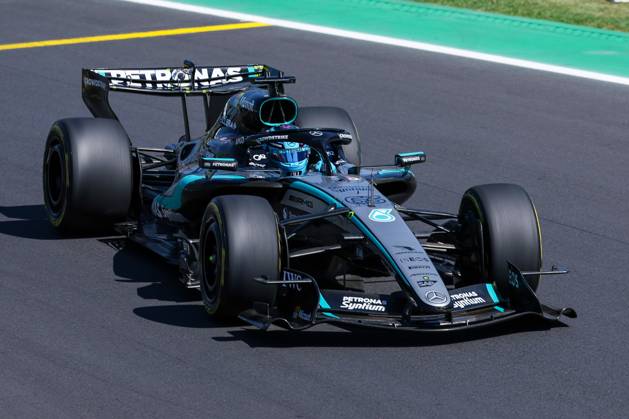 F1 Grand Prix of Italy 2026 (Free Practice 1) in Monza, Italy - 04 Sep 2026 George Russel of United Kingdom and Mercedes-AMG Petronas Formula One Team W17 (63) seen during F1 Grand Prix of Italy 2026 Monza Italy Copyright: xFabrizioxCarabellix xSOPAxImagesx Fabrizio-Carabelli-1446555