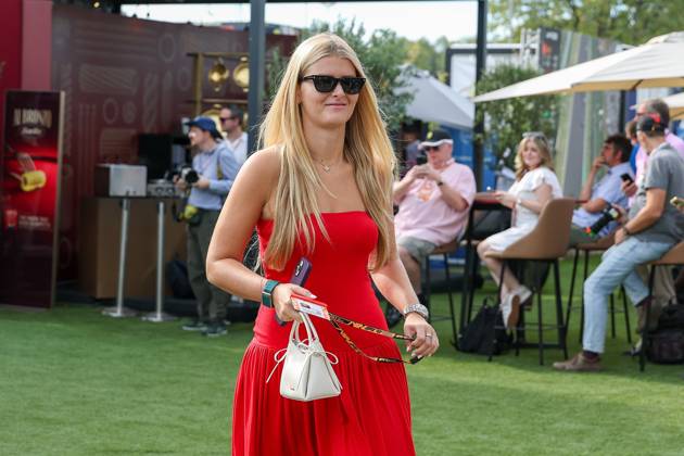 Lebensgefaehrtin Alicia Torriani von Oliver Bearman (MoneyGramm Haas 87), 3 Freies Training, Grosser Preis von Italien, Motorsport, Herren, Formel 1, 05.09.2026 Monza Lombardei Italien