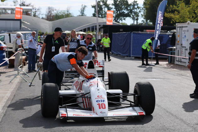 Monza, Italien 03. -06. September 2026: FIA Formel-1-Weltmeisterschaft - 2026 - Grosser Preis von Italien - Monza - Freitag 2. Freies Training Im Bild: Footwork Formel 1 Auto von Bernd Schneider Autodromo Nazionale Monza Copyright: xFotostandx xFWMEDIAx