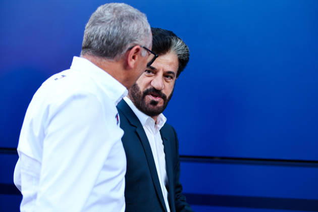 F1 CEO Stefano Domenicali and Mohammed Ben Sulayem , Qualifying, F1 Grand Prix of Italy, am 05. September 2026 in Monza, Italy. (Foto von Diogo Cardoso DeFodi Images) F1 CEO Stefano Domenicali and Mohammed Ben Sulayem , Qualifying, F1 Grand Prix of Italy, Autodromo Nazionale Monza on September 5, 2026 in Monza, Italy. (Photo by Diogo Cardoso DeFodi Images) -