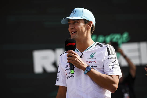 F1 - ITALIAN GRAND PRIX 2026 RUSSELL George (gbr), Mercedes AMG F1 Team W17, portrait during the Formula 1 Gran Premio d™Italia 2026, Italian Grand Prix, 13th round of the 2026 Formula One World Championship, WM, Weltmeisterschaft from September 4 to 6, 2026 on the Autodromo Nazionale Monza, in Monza, Italy - MonzaItaly  Copyright: xXavixBonillax
