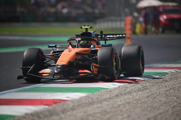 F1 Grand Prix of Italy - Qualifying Lando Norris of the McLaren F1 Team drives during the qualifying session of the Formula 1 Italian Grand Prix at the Autodromo Nazionale di Monza in Monza, Italy, on September 5, 2026. Monza Lombardy Italy  Copyright: xAndreaxDiodatox originalFilename:diodato-italiang260905_npMYX.jpg